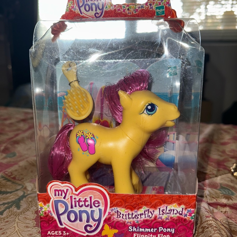 My Little Pony Shimmer Pony Flippity Flop NIB Y2K 2004